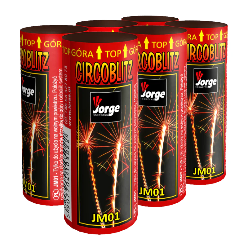 ARTIFICII TIP RACHETE CIRCOBLITZ,EMITATOR DE SUNET LUMINOS