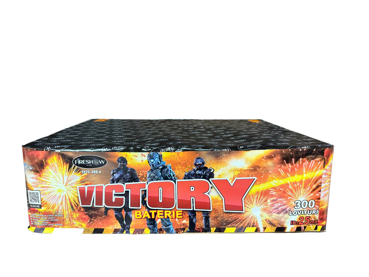 BATERIE DE ARTIFICII 300 FOCURI 30 MM VICTORY